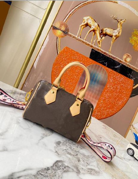 

ladies fashion casual designe luxury speedy 2ocm boston bag cross body shoulder bags 5a m45957 casual handbag purse pouch m45948 m41114