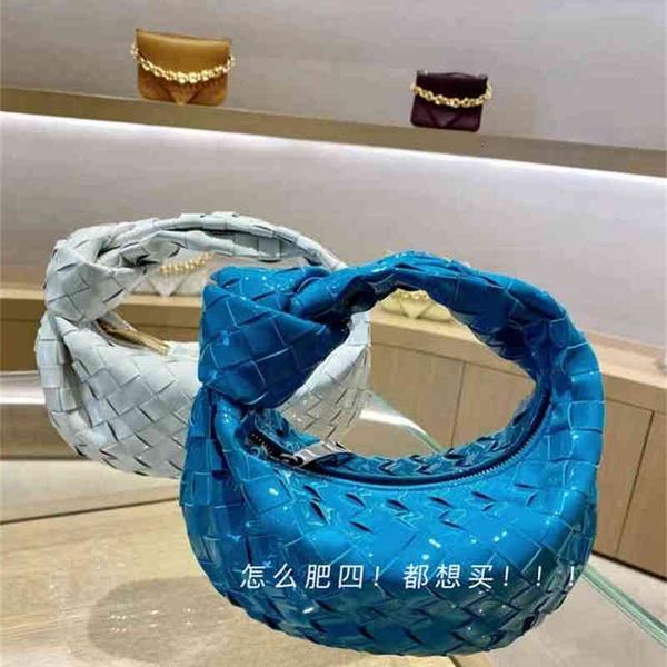 

bottegasss venetasss handbags designer mini jodie patent leather woven knot underarm blue bag x0mf vnzs