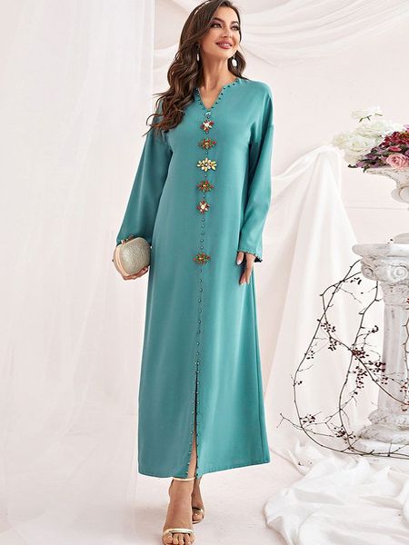 

vestido longo ramadan abaya turkey islam arabic muslim modest long dress for women kaftan mujer robe longue femme musulmane, Red