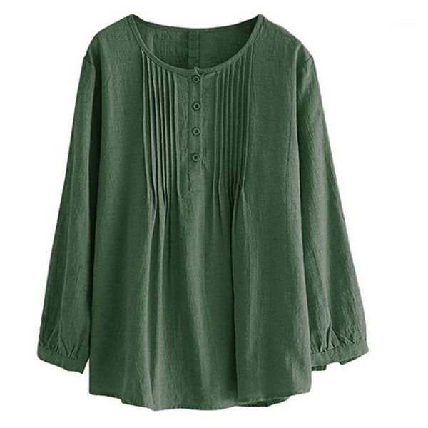 Boho Coreano Top Donna Abbigliamento Camicetta Molto Colore Donna Camicie Solid Button Plus Size 2022 Moda Donna Camicia Camicette da donna