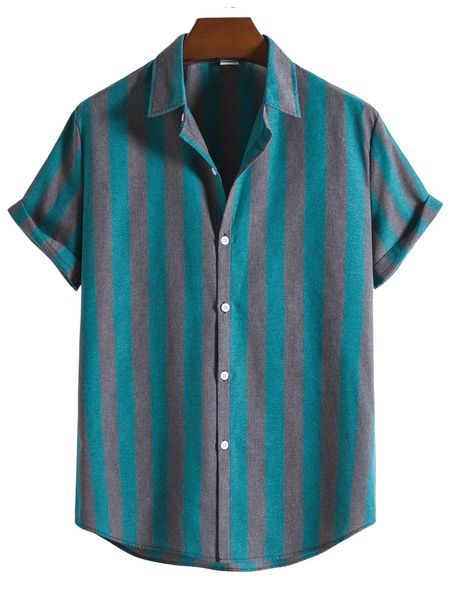 

men striped print shirt f1lq#, White;black