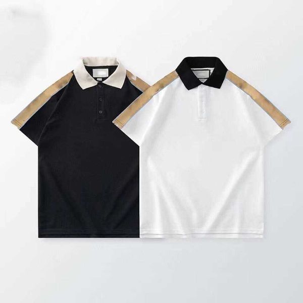 

designer france mens polos luxury embroidery women polo shirt, White;black