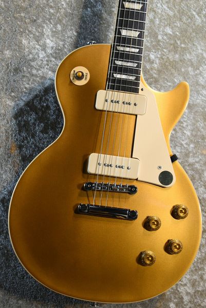 

les standard '50s p-90 gold electric guitar