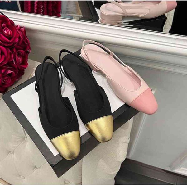 

sandals ins fashion women's thick heel sandals designer summer shoes flat professional skirt suit, Black
