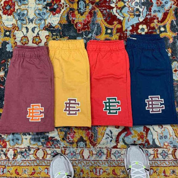 

eric emanuel short brand ee men's casual basic shorts fashion newyork city skyline beach sports pants basketball football mesh breathab, White;black