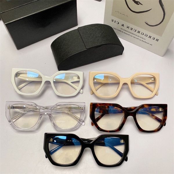 

designer sunglasses p family 2022 new sunglass women's net red same personalized irregular plate sunglass spr18w, White;black