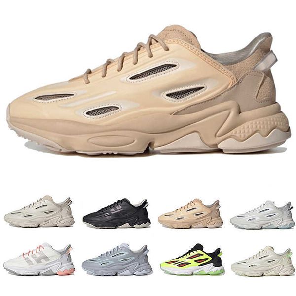

sale khaki leather ozweego celox mens womens casual shoes triple cloud black white sand pink red men women trainers sports sneakers jogging