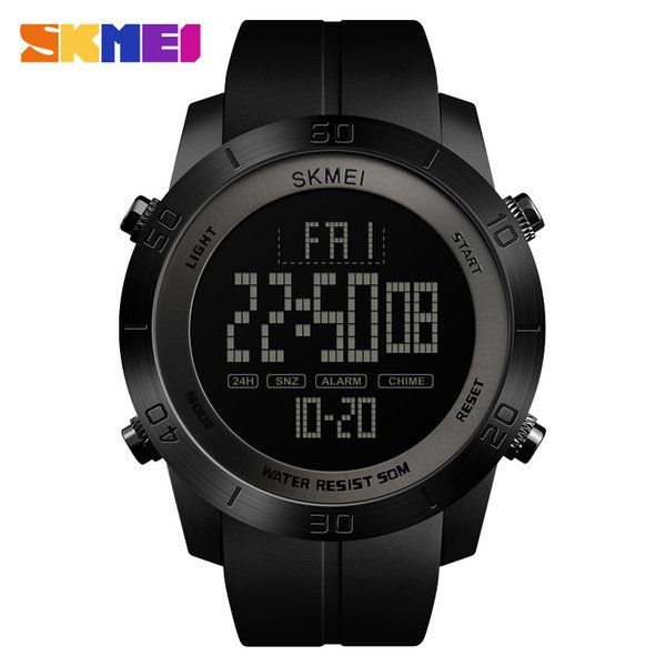 

2022skmei sport watch men pu strap 5bar waterproof multi-function watches men alarm clock digital watch relogio masculino gift c5, Slivery;brown