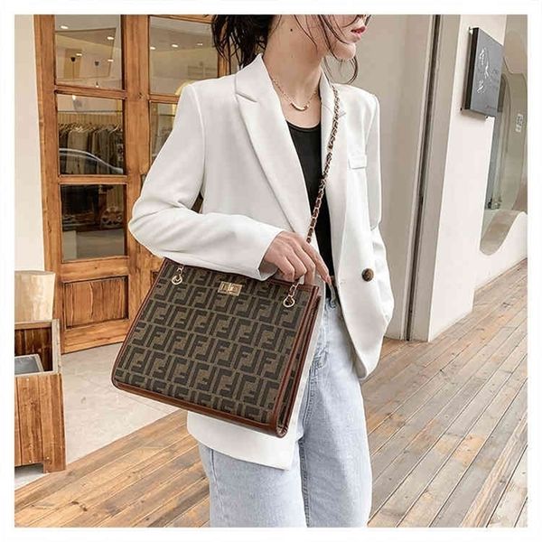 

version high-capacity chain tote bag atmosphere foreign style shoulder bag 2022 wholesale store