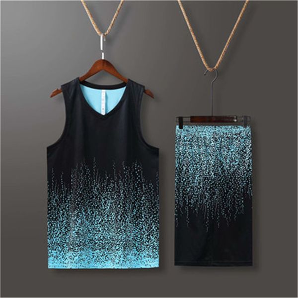 

nb088 basketball jersey sport wears athletic outdoor apparel college, Black
