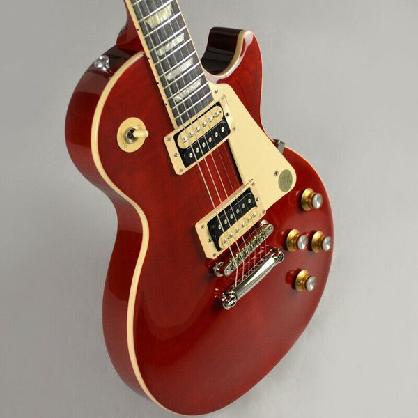 

paul classic translucent cherry electric guitar