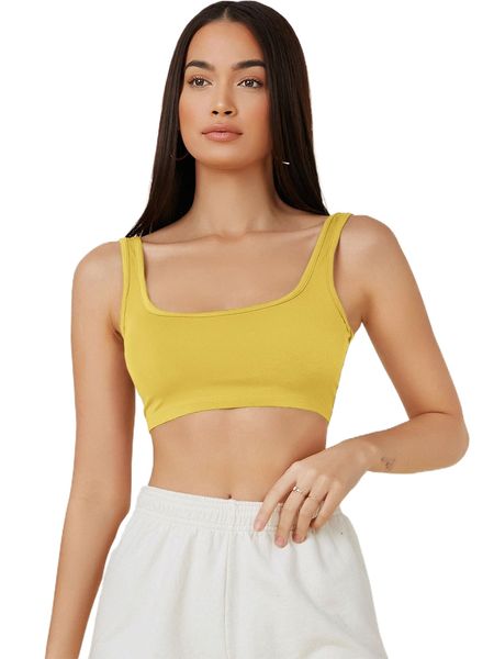 

solid crop tank h9ww#, White