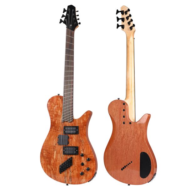 

fanned fret 7string 3 bass & 4 guitar electric guitar