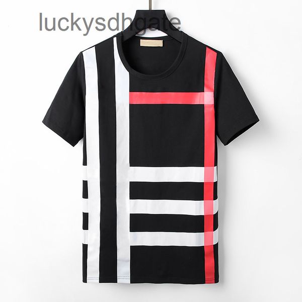 

2022 brand classic b br t shirt and polo shirts t-shirt designer luxury menswear summer breathable loose women teqk, White;black