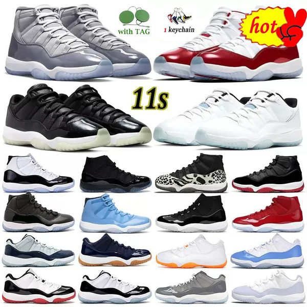 

boots 2023 basketball shoes mens women 11s 11 pure violet cool grey concord bred, Black