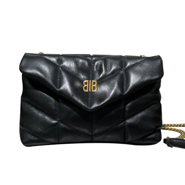 

designer bag women chain crossbody fashion leather black handbags 23cm