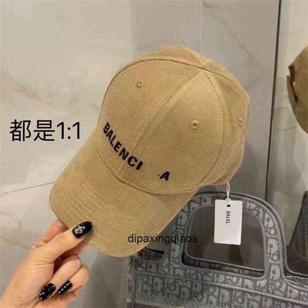 

balencaigass ball caps balls letter printed new aseball single embroidered washed denim cotton made of old sunscreen and sunshad, Blue;gray