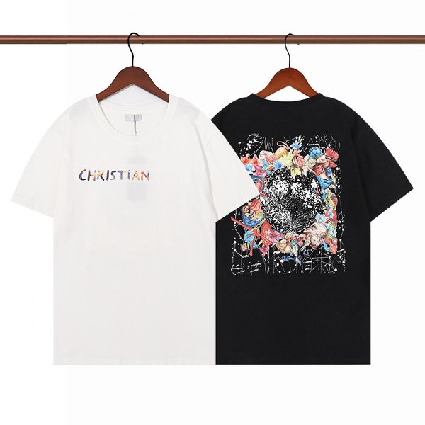 

men's t-shirts women's t shirt fashion designer short sleeve summer breathable letter printed pure cotton casual luxury mens tees, White;black