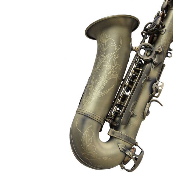 

high grade professional foggy antique color alto saxophone
