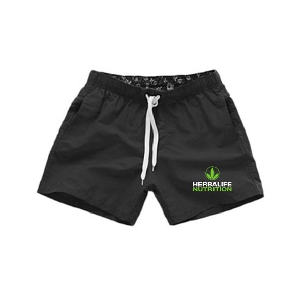 

herb hutrition mens summer muscule fitness sports shorts outdoor beach recreational jogging training 220616, White;black