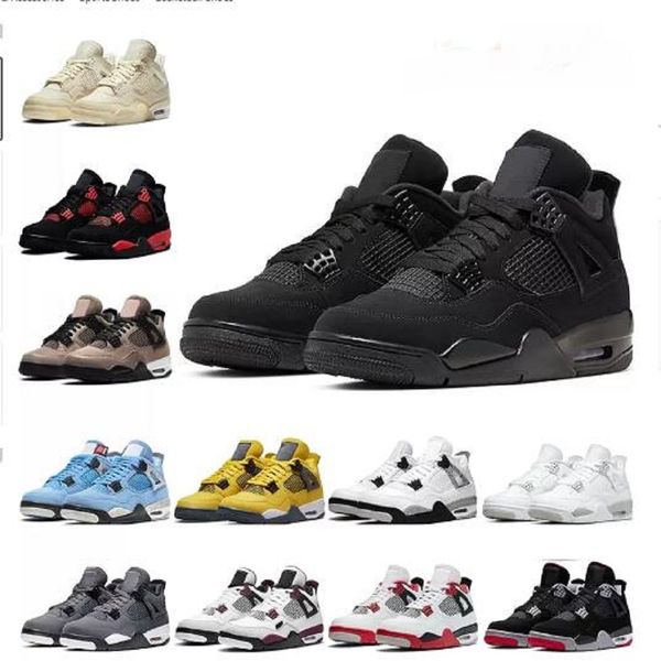 

university blue jumpman 4 4s mens basketball shoes white guava ice oreo sail noir metallic purple black cat bred shimmer cactus jack men wom