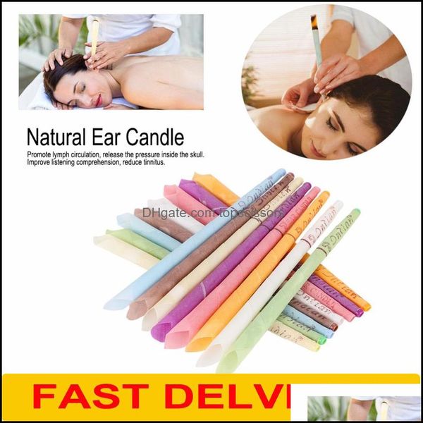 

fast delivery chinese therapy ear candle natural aromatherapy bee wax auricar treatment ears healthy care drop 2021 supply health beauty y