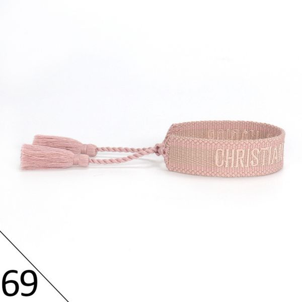 

woven designers friendship bracelets luxury brand d adjustable for womens mens vintage braided bracelet fashion embroidery tassel bangles je, Golden;silver