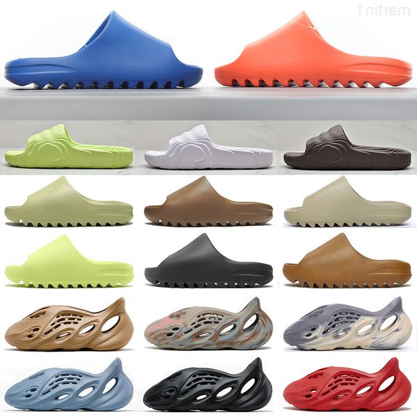 

slides mens resin foam runner sandals slipper mxt moon gray clay mineral blue earth brown clog triple black woman mans new colleettionrz1m