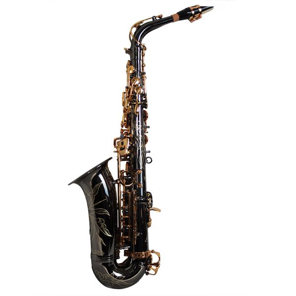 

high grade black body/ gold keys/ alto saxophone
