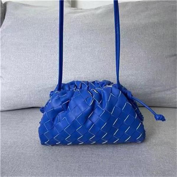 

french niche bag op74 female 2022 new fashionable pleated woven personality unique design magnetic buckle one shoulder crossbody bag