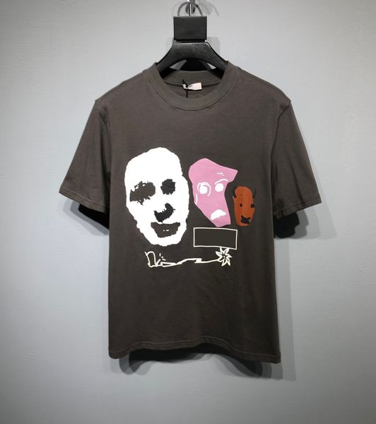 

men's plus tees & polos round neck embroidered and printed polar style summer wear with street pure cotton dye, Black;brown