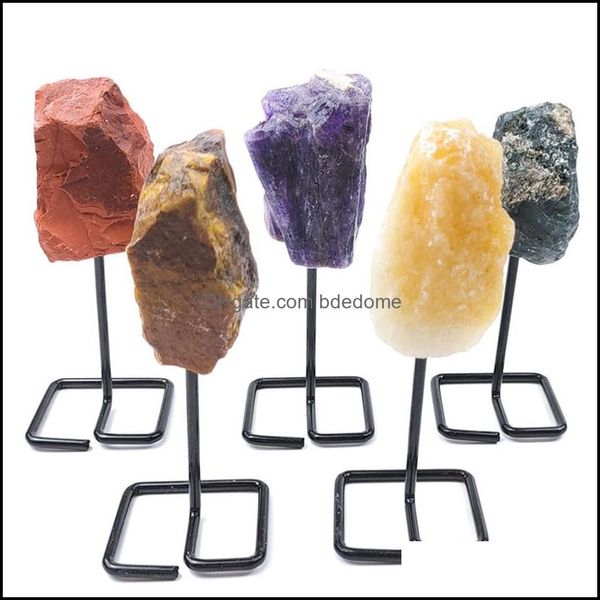 

pendant necklaces pendants jewelry 10 pcs sier plated irregar shape yellow citrine crystal for gift fluorite s dhe7s, Silver