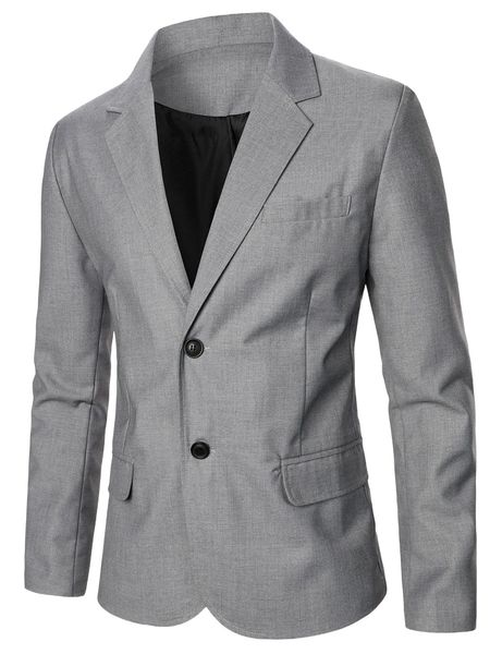 

men solid single breasted blazer o38q#, White;black