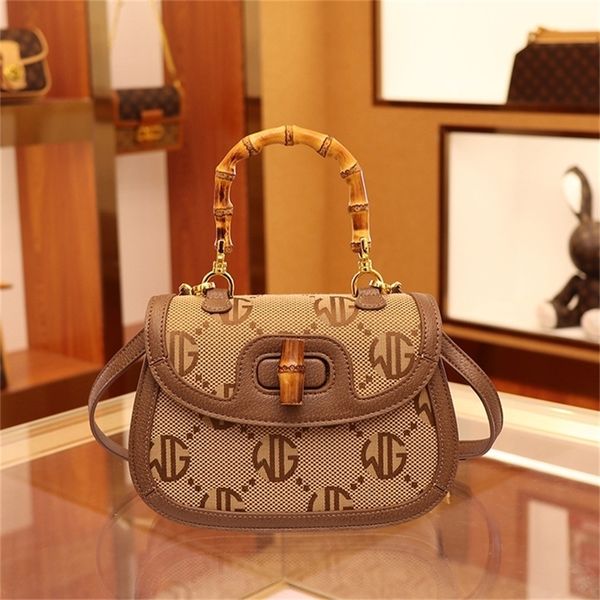 

hong genuine leather bamboo wrist early spring new fashion fashionable one messenger women purses outlet online