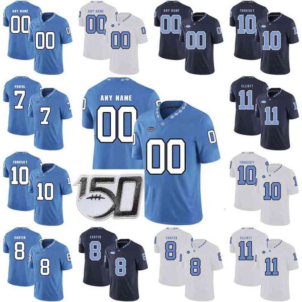 Seltene North Carolina Tar Heels College-Football-Trikots, Kareem Martin-Trikot für Herren, M.J. Stewart, Robert Quinn, Russell Bodine, individuell genäht