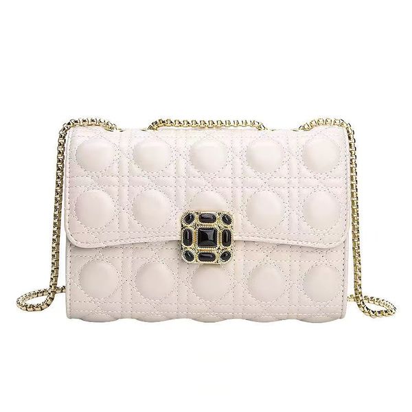

2022 new sen series ladies small square bag high value small fragrance style messenger chain bag