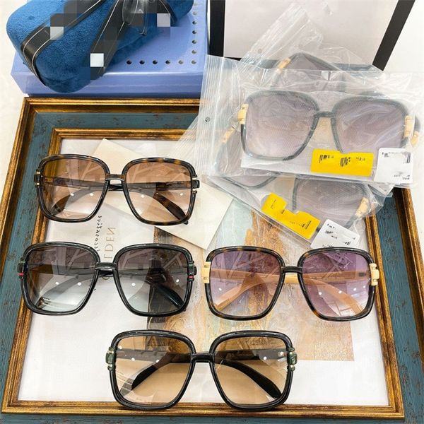 

designer sunglasses 22 new g family large square fashion plate ins net red star same gg1066, White;black