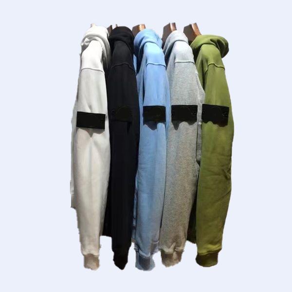 

2022 new cp toney men's hoodies & sweatshirts fashion stone jumper island hoodie clothing letter embroidery long sleeve pullover casual, Black