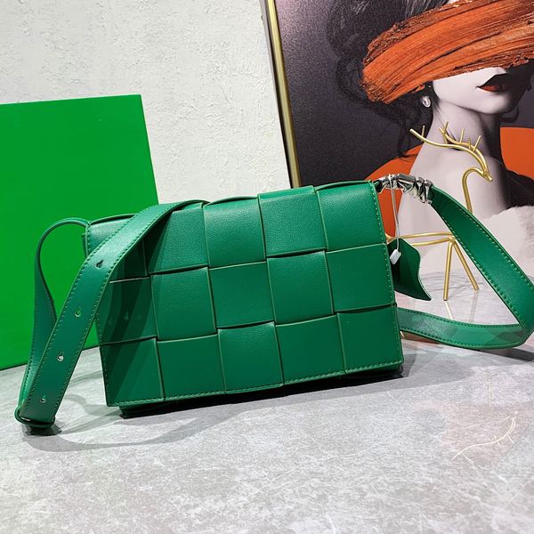 

leisure simple chain cassette bag padded intrecciato leather crossbody bag new fashion crossbody women candy color shoulder bags