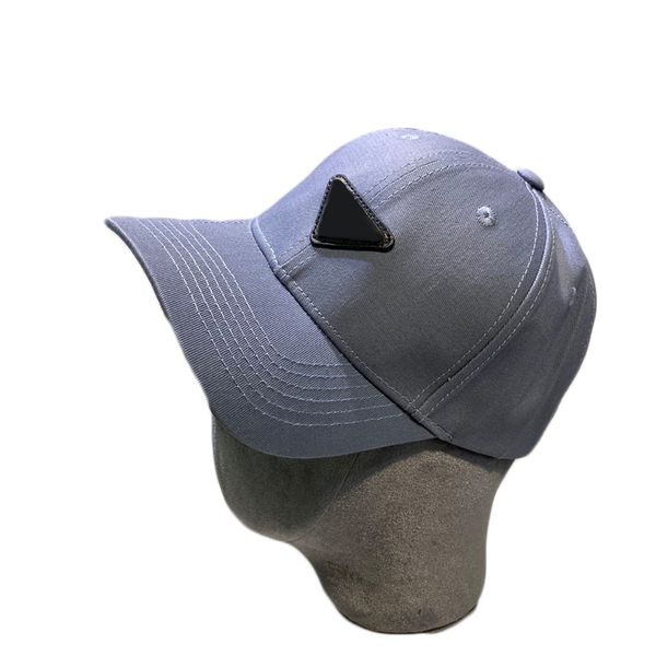 

ball caps casquette men women summer peaked cap baseball hats fashion letter metal triangle23, Blue;gray