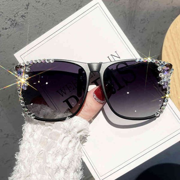 

rhinestone ultraviolet day summer new fashion sunglasses versatile gm, White;black