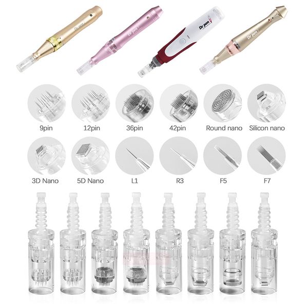 

needle cartridges 1/3/5/7/9/12/36/42/nano needle microneedle cartridge for dr.pen n2 m5 m7 e30