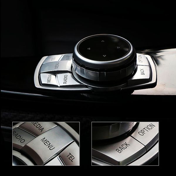 

car multimedia button key cover decorative stickers for bmw 3 5 series x1 x3 x4 x5 x6 f30 e90 e92 f10 f18 f11 f07 gt z4 f15 f16 f25 e60 e61
