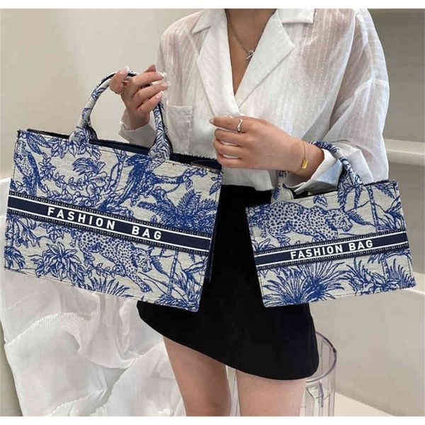 

spring and summer new fashion red large capacity embroidery shopping women's hand tote ruwg 80% off purse sales