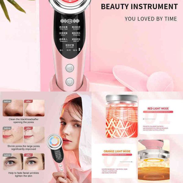 

nxy face care devices face care devices steamer7in1 ems radio mesotherapy lifting beauty device led massager skin rejuvenation remover wrink