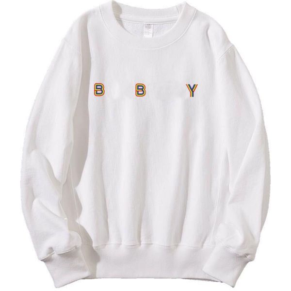 

2022 new men's designer cotton sweatshirts men's and women's couples the same trend casual loose long sleeve pullover top, Black