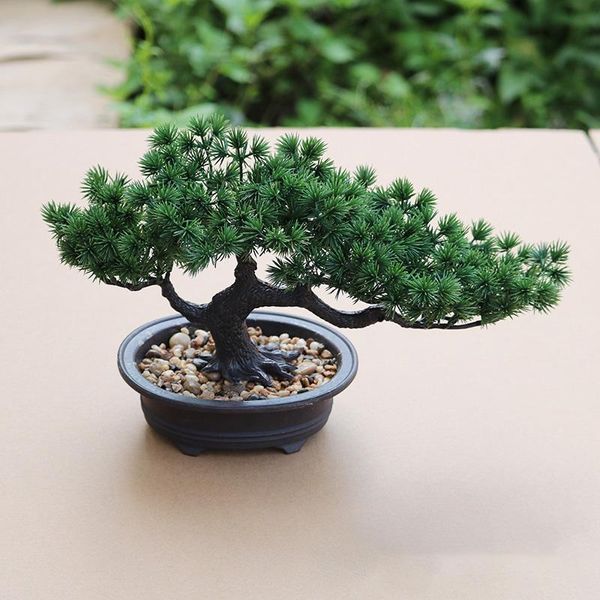 Ghirlande di fiori decorativi Albero artificiale Yingkesong Sala modello Sala espositiva El per ufficio Esposizione interna per uso domestico Piante bonsai Deco