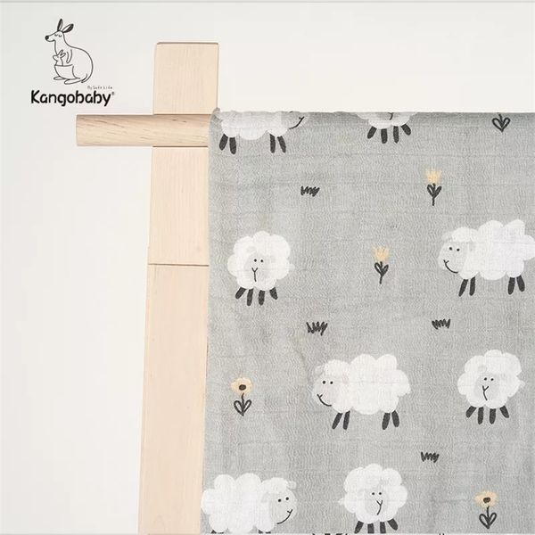 

kangobaby70% 30% wraps cotton baby blankets born big diaper muslin quilt 220622