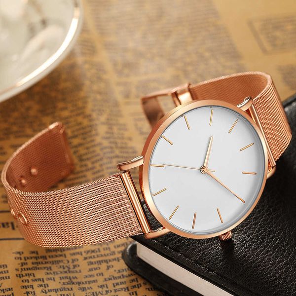 

quartz watch simple alloy case retro stainless steel mesh strap for men fashion sport wristwatch relogio hombre drop ship, Slivery;brown