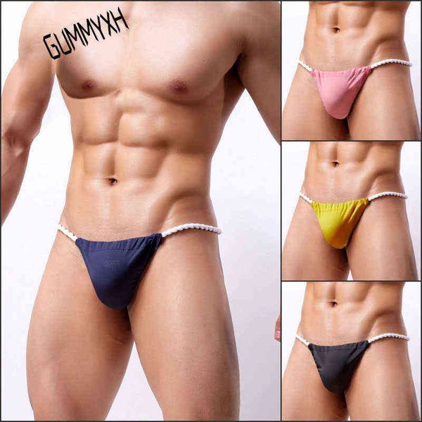 

jockstrap gay men underwear briefs bikini g-string thong jocks tanga underpants man t-back sumo pants satin panties for men w220324, Red;black